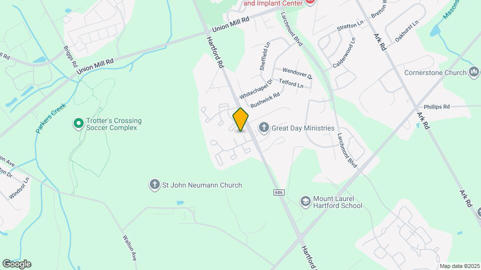 313 Fountain Hall Ct Map and Location Details