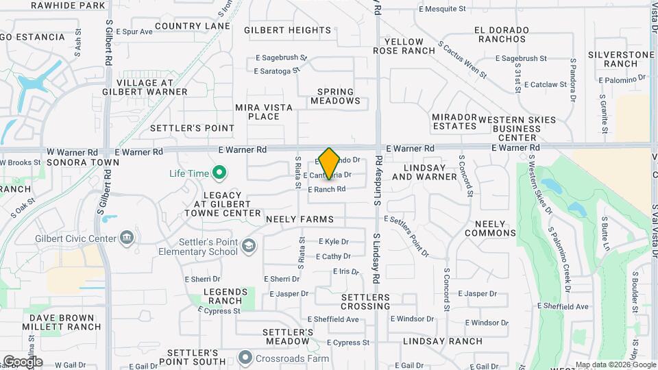 658 E Ranch Rd Map and Location Details