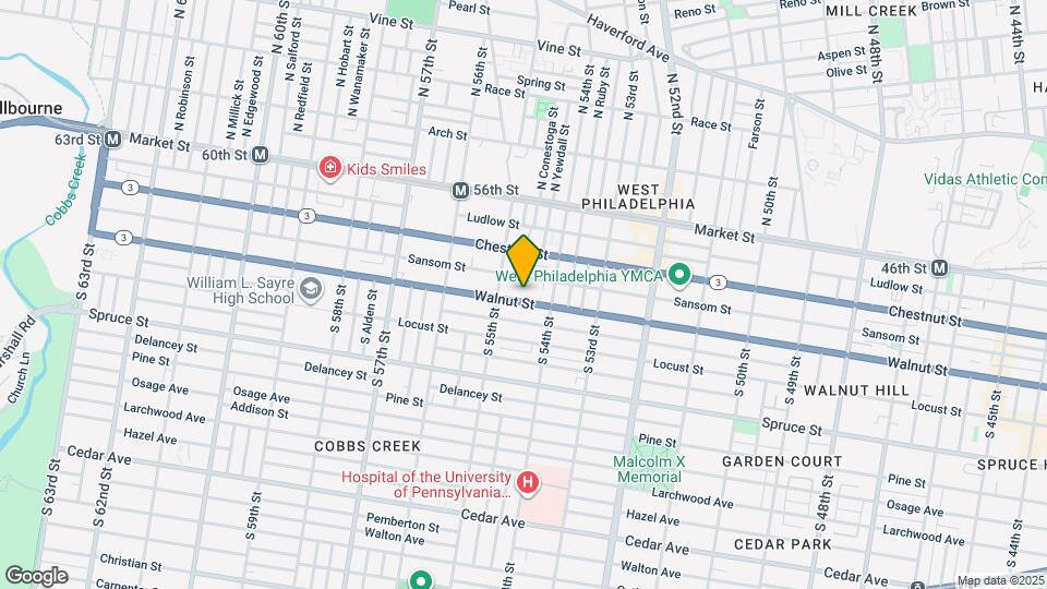 5431 Walnut St Map and Location Details
