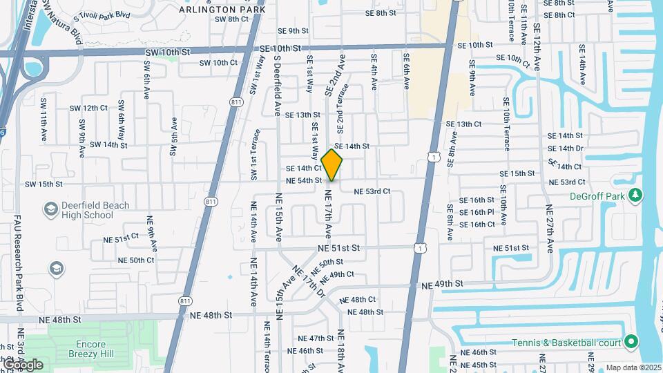 5372 NE 17th Ave Map and Location Details