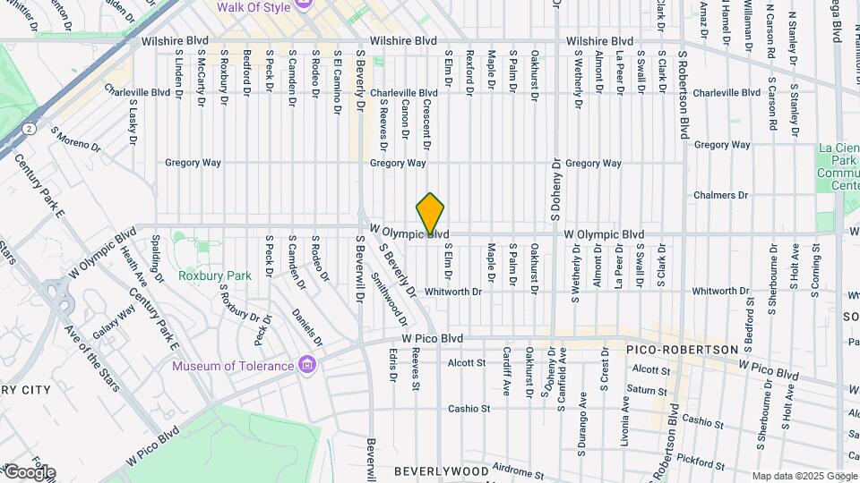 9354 W Olympic Blvd Map and Location Details