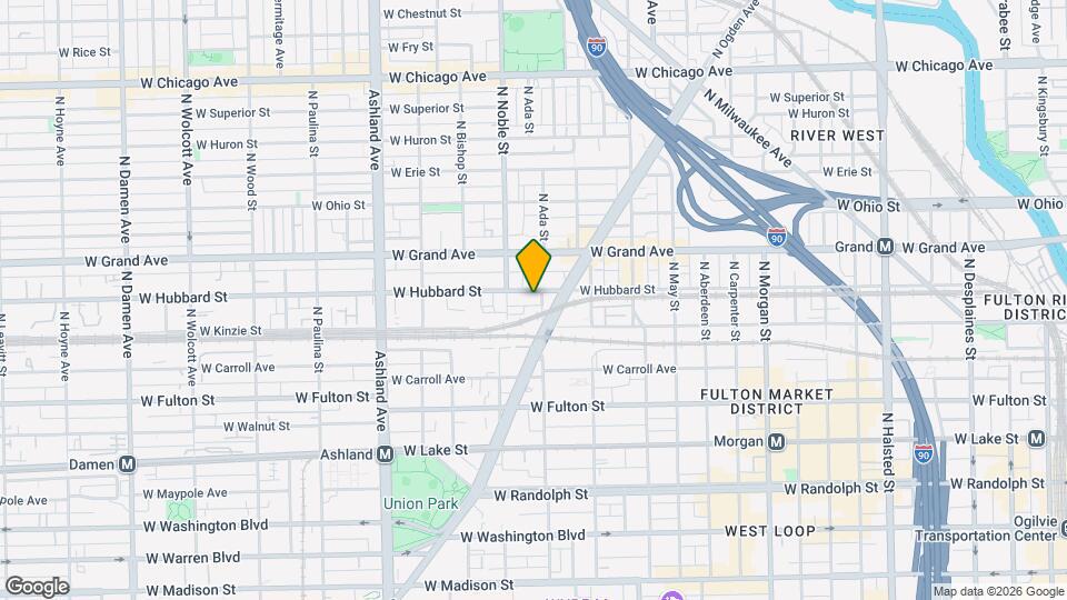 1359 W Hubbard St, Unit 3 Mapa y Detalles de la Ubicación