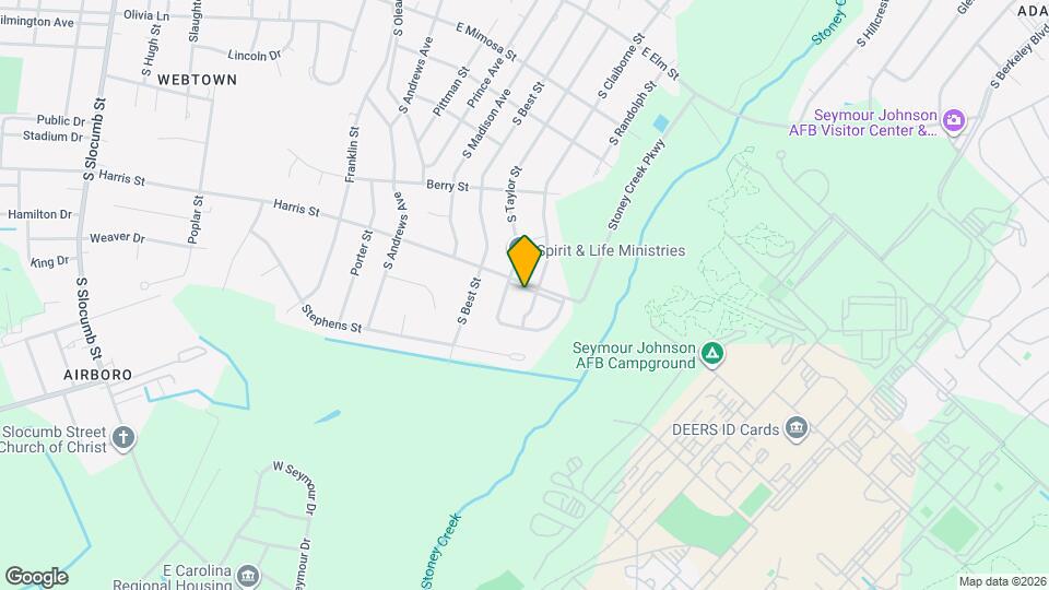 1910 Harris St Map and Location Details