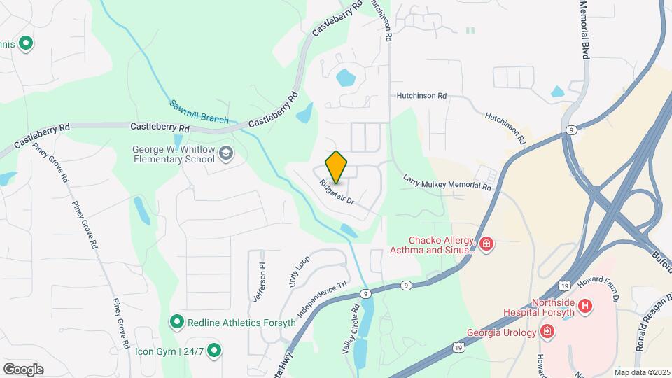 4375 Ridgefair Dr Map and Location Details