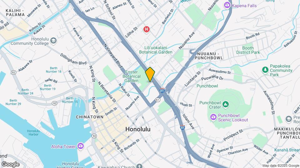 1515 Nuuanu Ave Map and Location Details