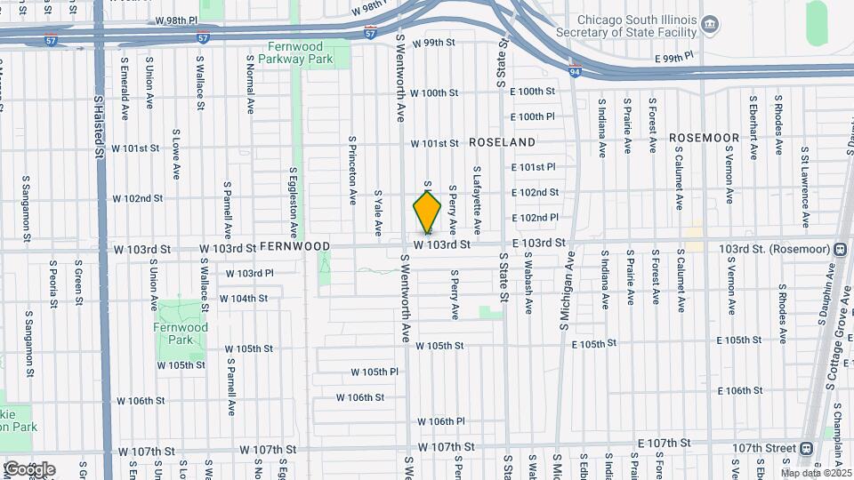 10610 S La Salle St Map and Location Details
