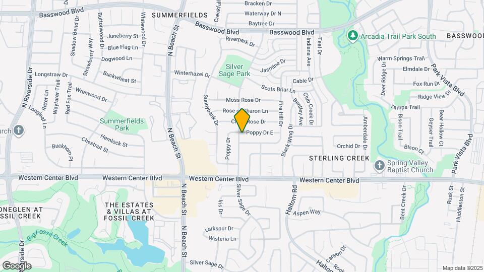 6806 Silver Sage Dr Map and Location Details