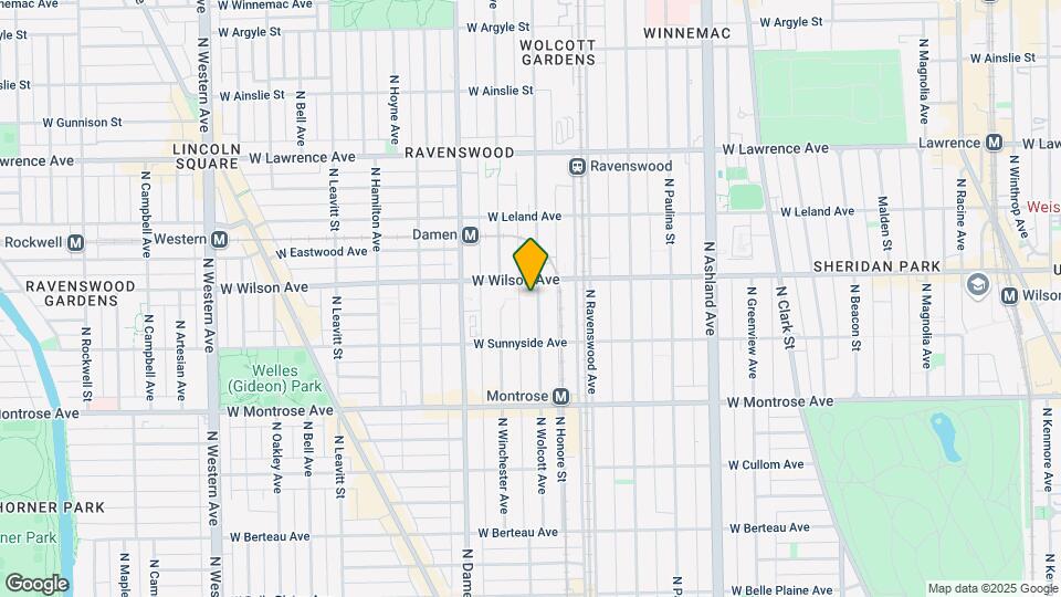 4540 N Wolcott Ave, Unit 1E Mapa y Detalles de la Ubicación
