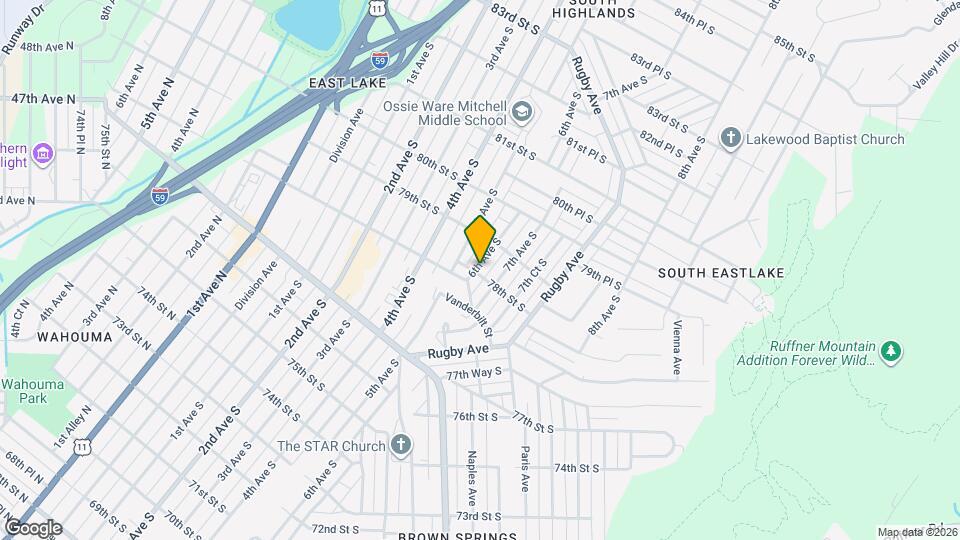 601 78th St S Mapa y Detalles de la Ubicación