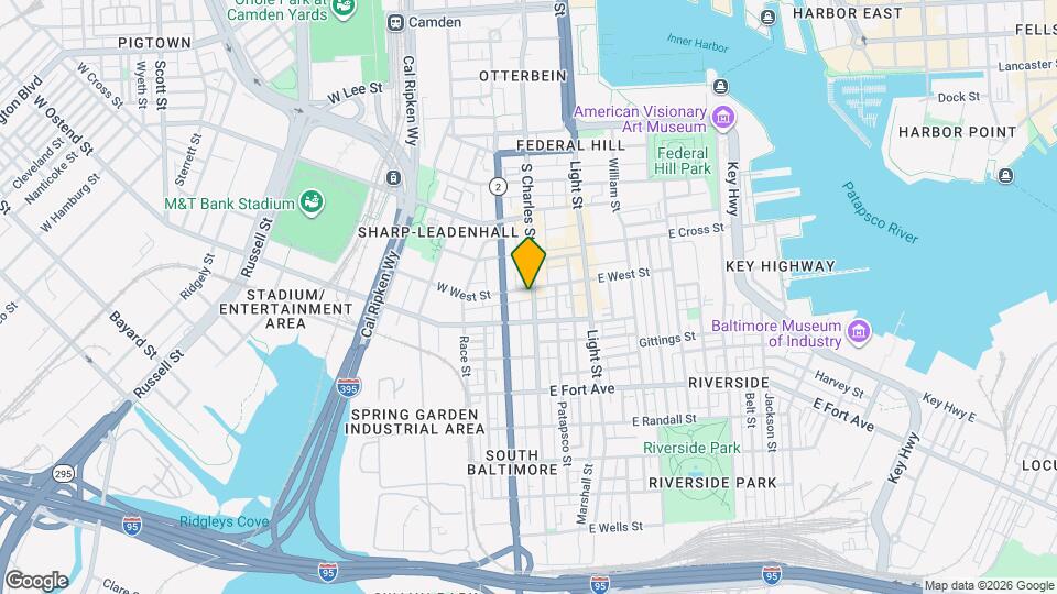 1206 S Charles St Map and Location Details