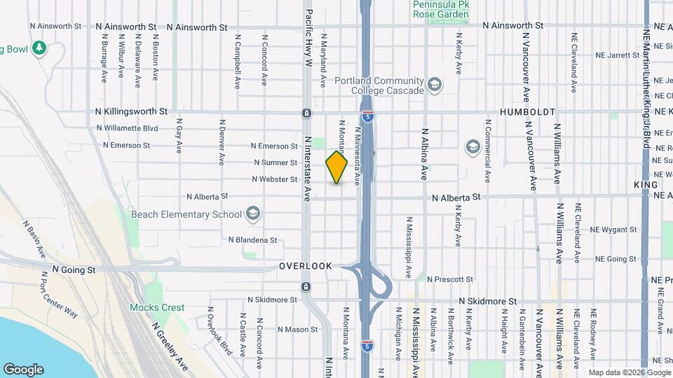 5025 N Montana Ave Map and Location Details