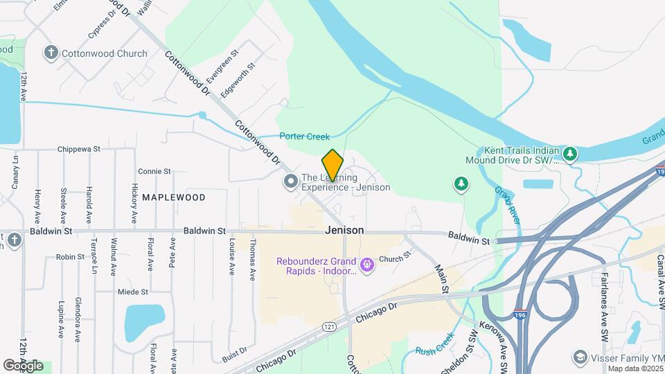 7707 Riverview Dr Map and Location Details