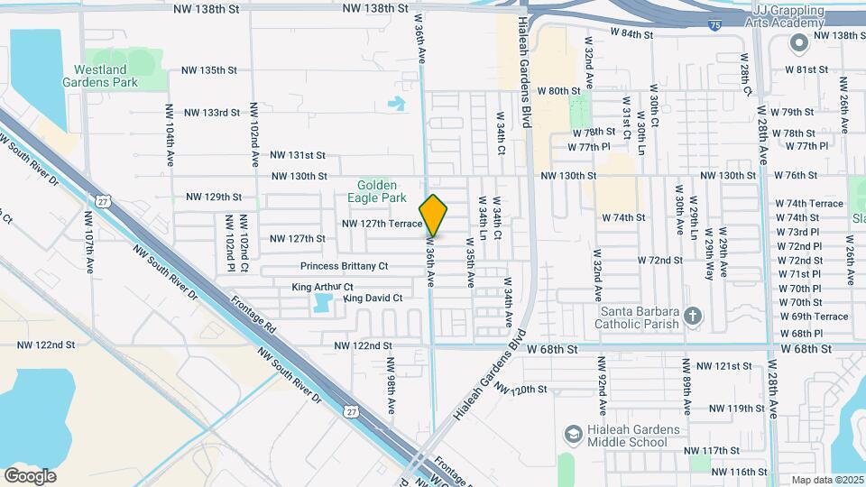 3597 W 72nd Pl Map and Location Details