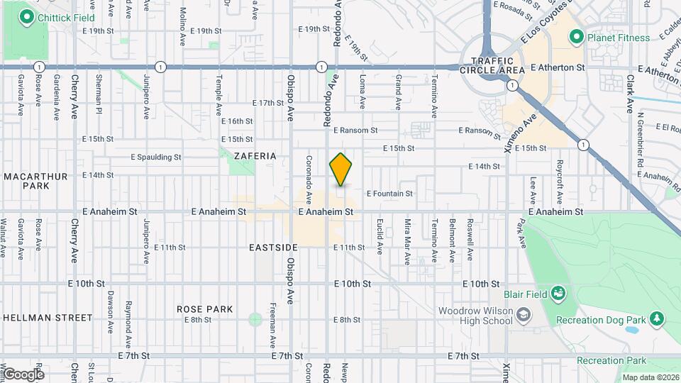 1335 Newport Ave, Unit 205 Mapa y Detalles de la Ubicación