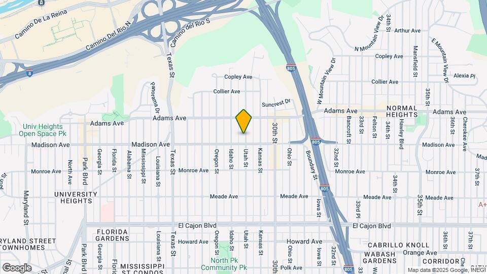4618-4626 Utah St Map and Location Details