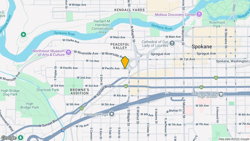 1613 W Pacific Ave Mapa y Detalles de la Ubicación