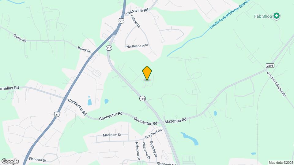 119 Creek Branch Dr Map and Location Details