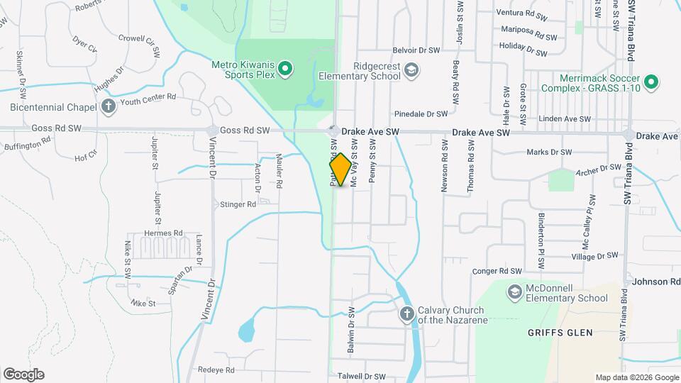 4003 Patton Rd SW Map and Location Details