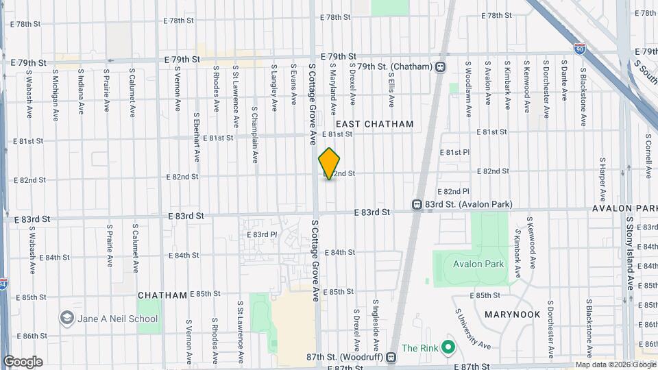 8216 S Maryland Ave Mapa y Detalles de la Ubicación