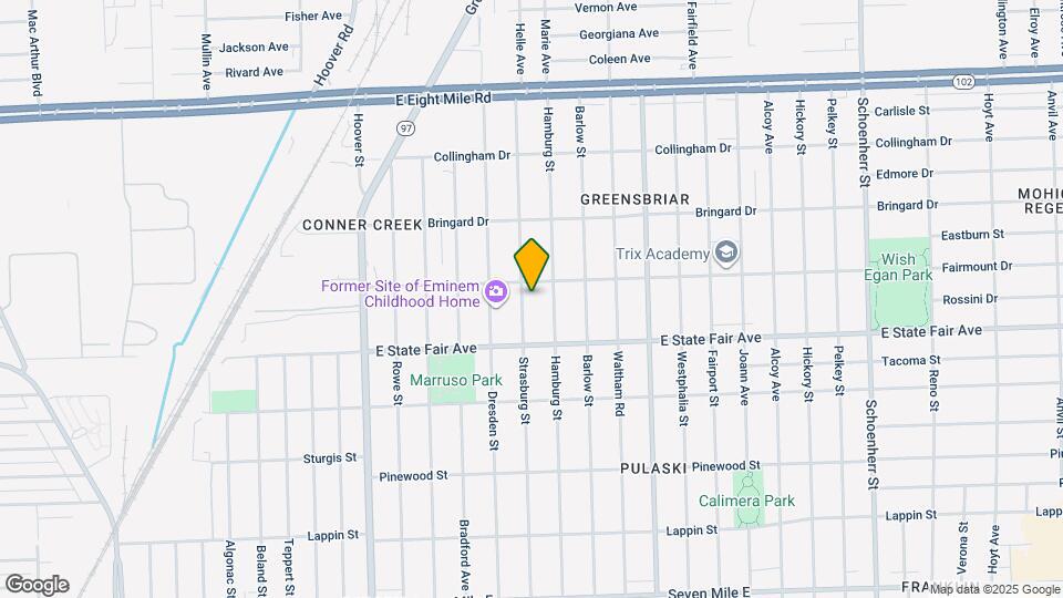 19956 Strasburg St Map and Location Details