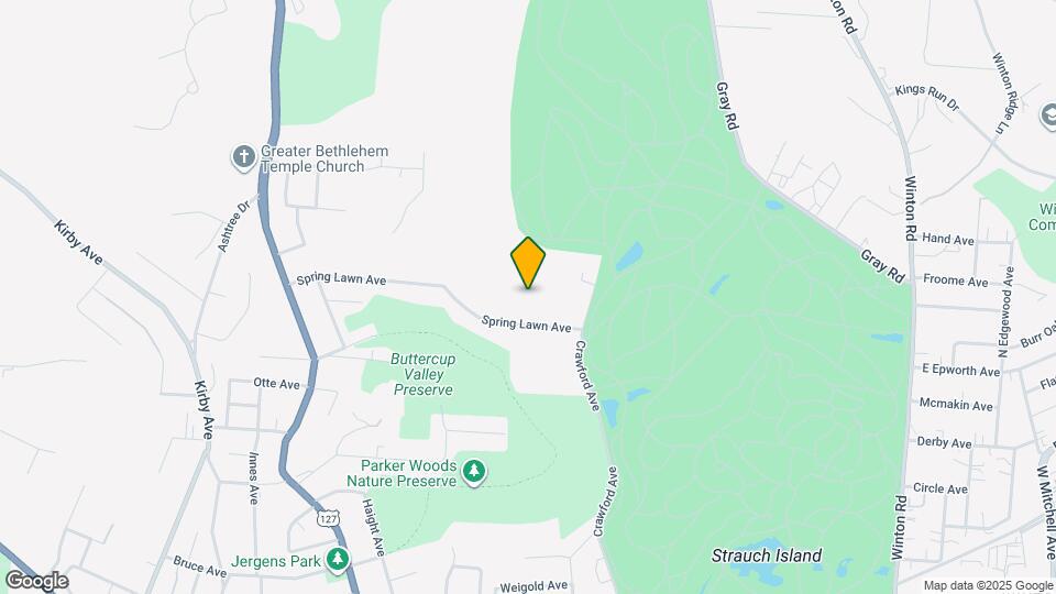 1342 Spring Lawn Ave Map and Location Details