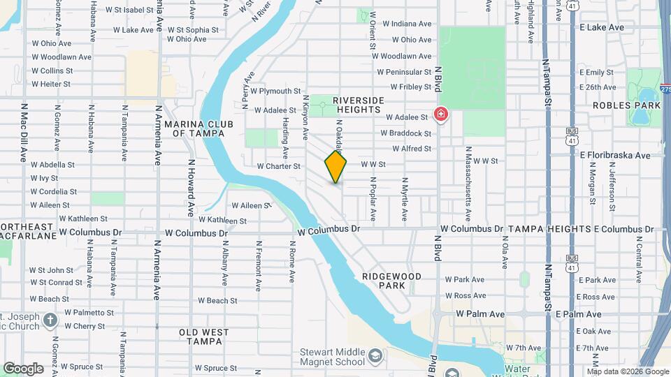 1004 W Charter St Map and Location Details