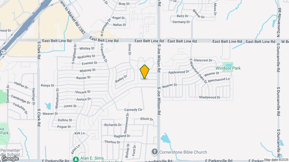 903 Worden Dr Map and Location Details