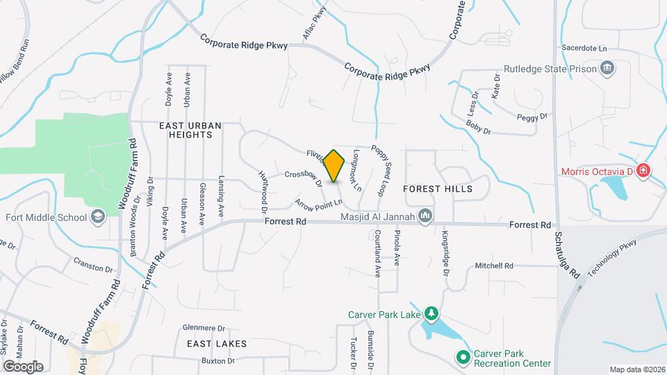 3420 Flintlock Dr Map and Location Details