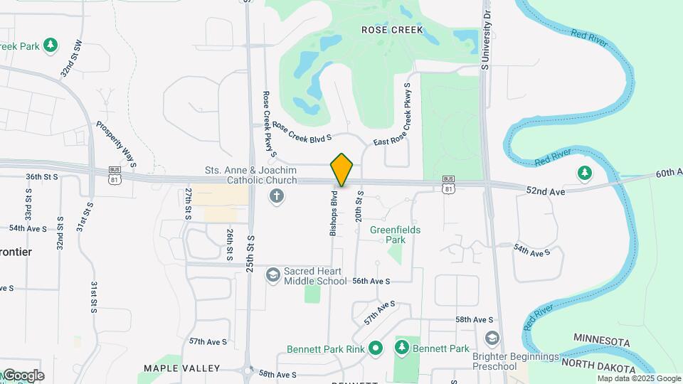 Bishops Boulevard Townhomes Map and Location Details