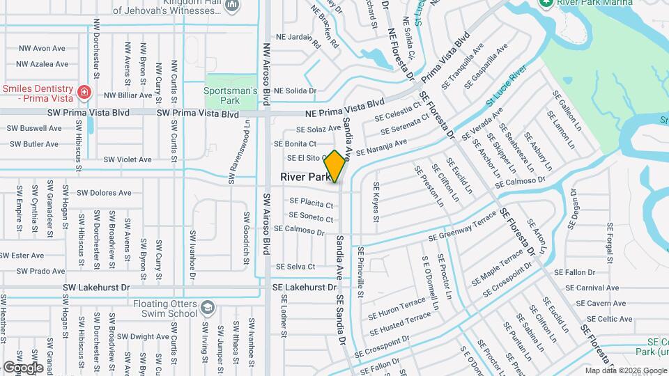 107 SE Lucero Dr Map and Location Details