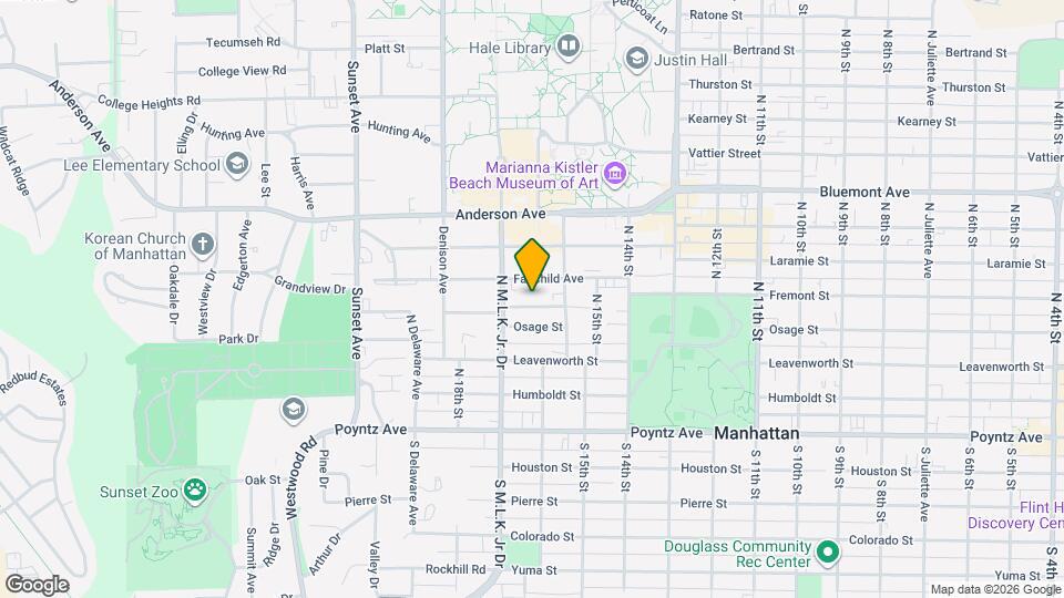 1622 Fairview Ave Map and Location Details