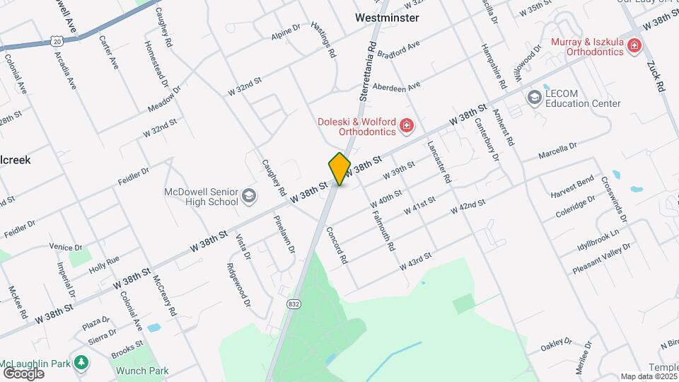 3819 Sterrettania Rd Map and Location Details