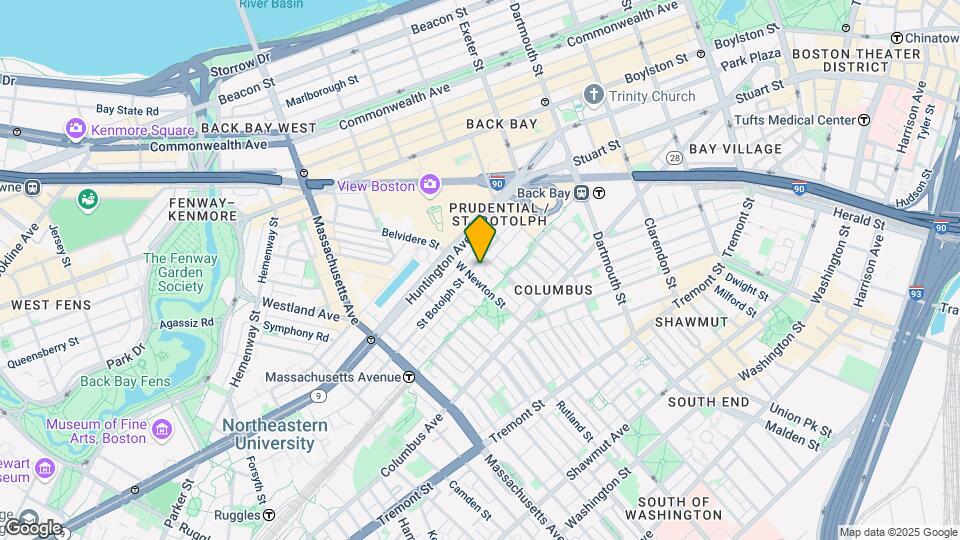 94 Saint Botolph St, Unit 3 Map and Location Details
