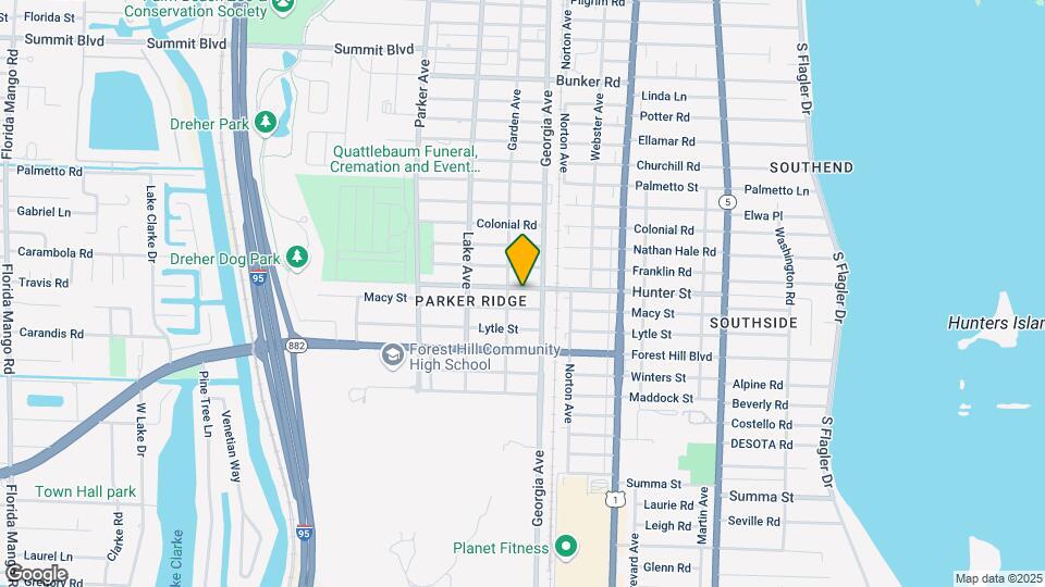 626 Hunter St Map and Location Details