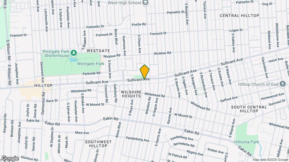 2869 Sullivant Ave Map and Location Details