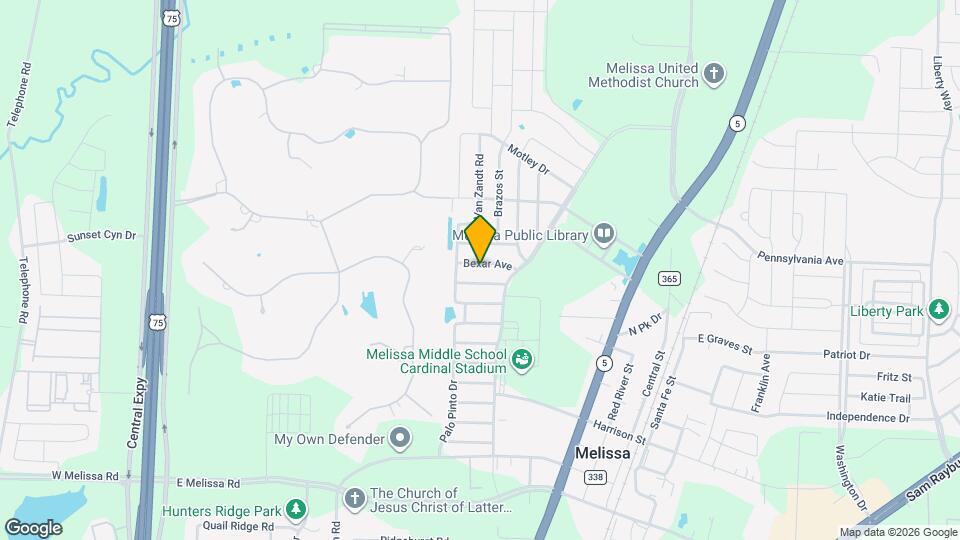 1111 Bexar Ave Map and Location Details