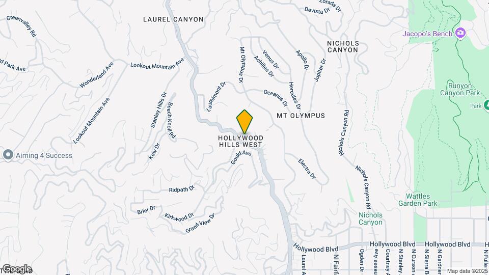 2080 Laurel Canyon Blvd Map and Location Details