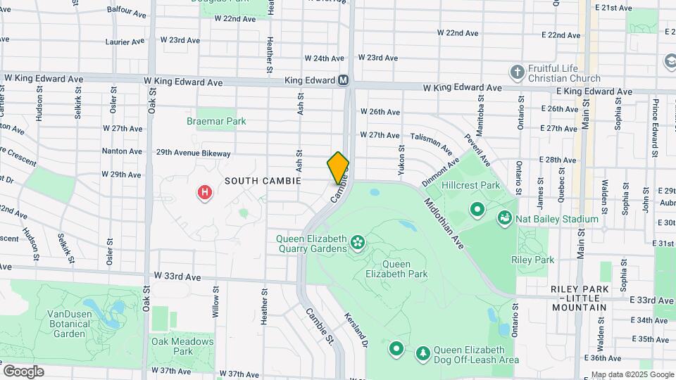 4527 Cambie St. Map and Location Details