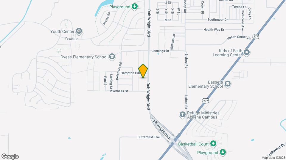 3026 Glennster St Map and Location Details