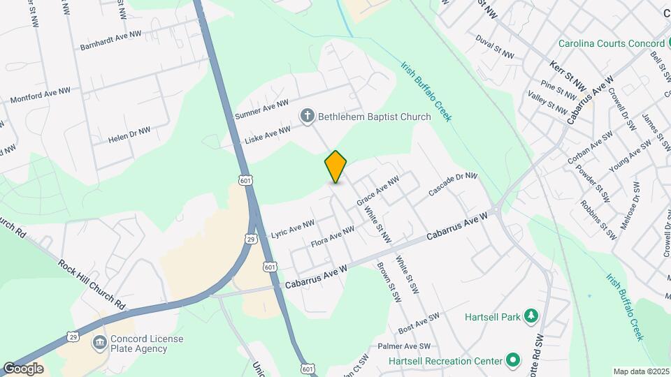 126 Eden St NW Map and Location Details