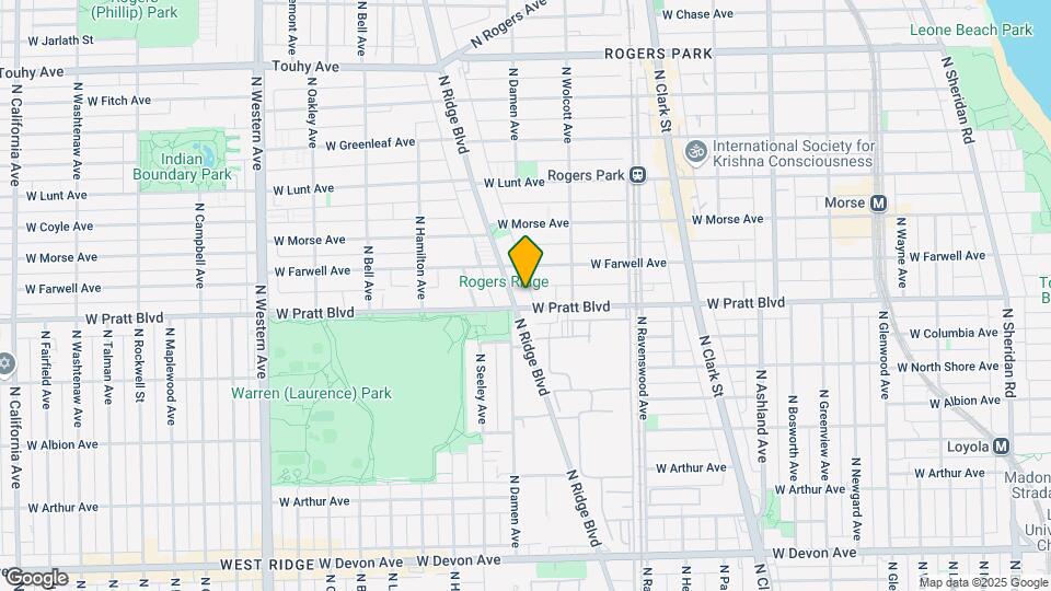 6805 N Ridge Blvd Map and Location Details