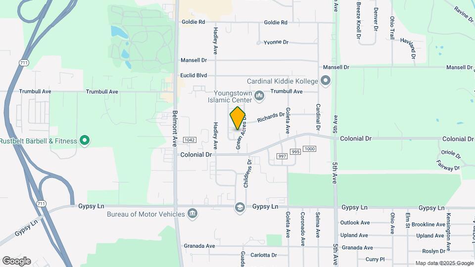 3014 Green Acres Dr Map and Location Details
