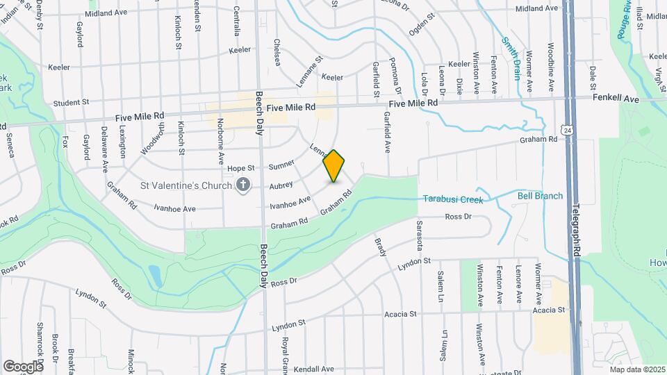 25337 Ivanhoe Ave Map and Location Details