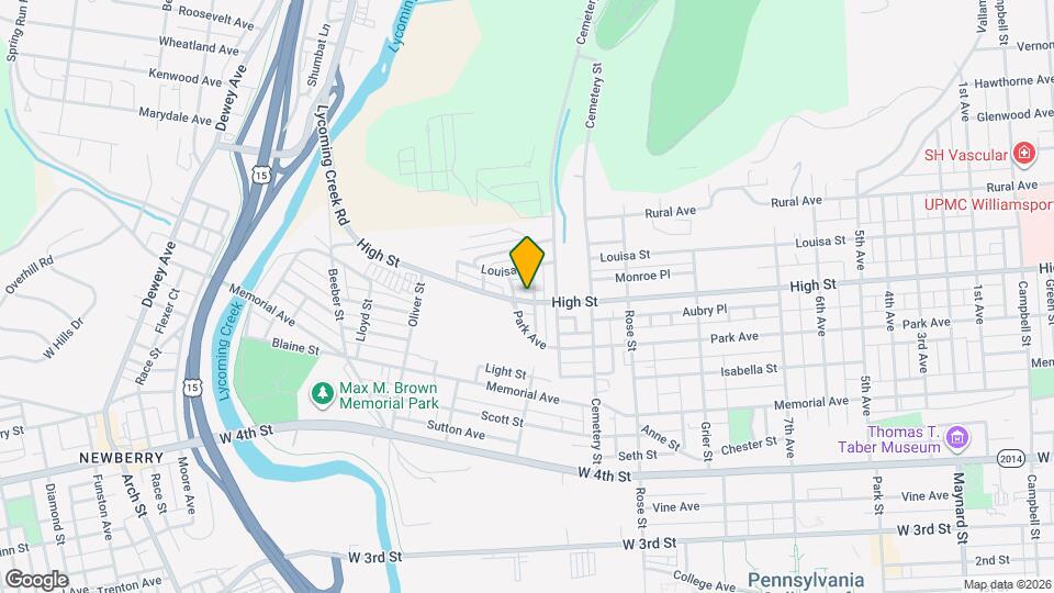 1500-1506 High St Map and Location Details