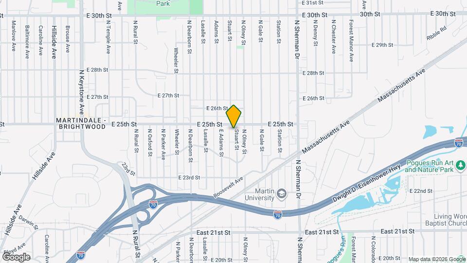 2438 Stuart St Map and Location Details