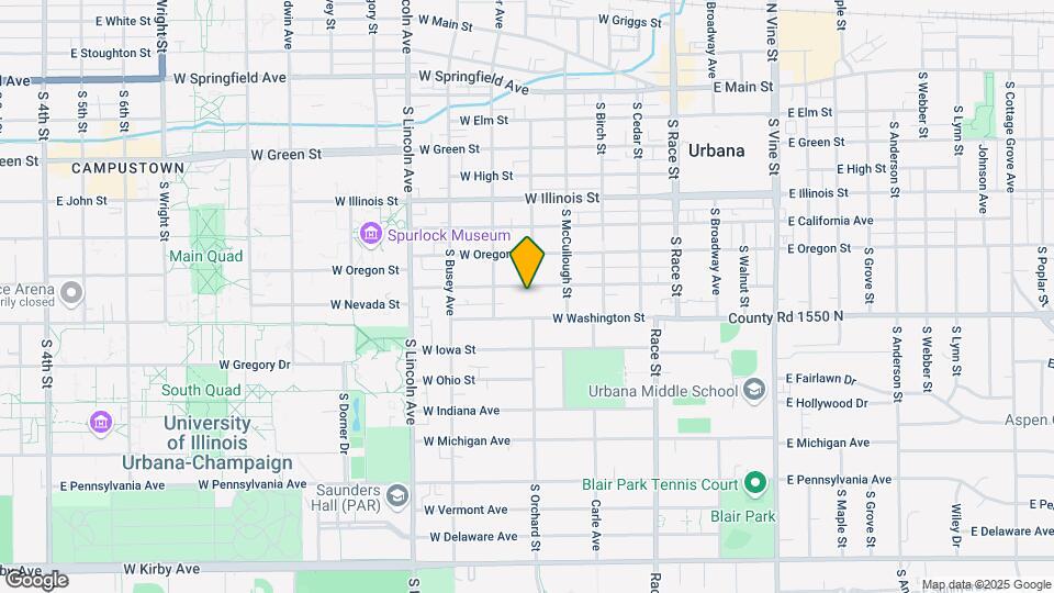 603 W Nevada St Map and Location Details