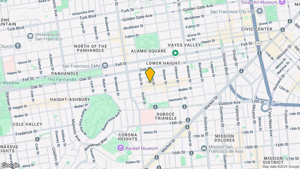 712 Haight St Mapa y Detalles de la Ubicación