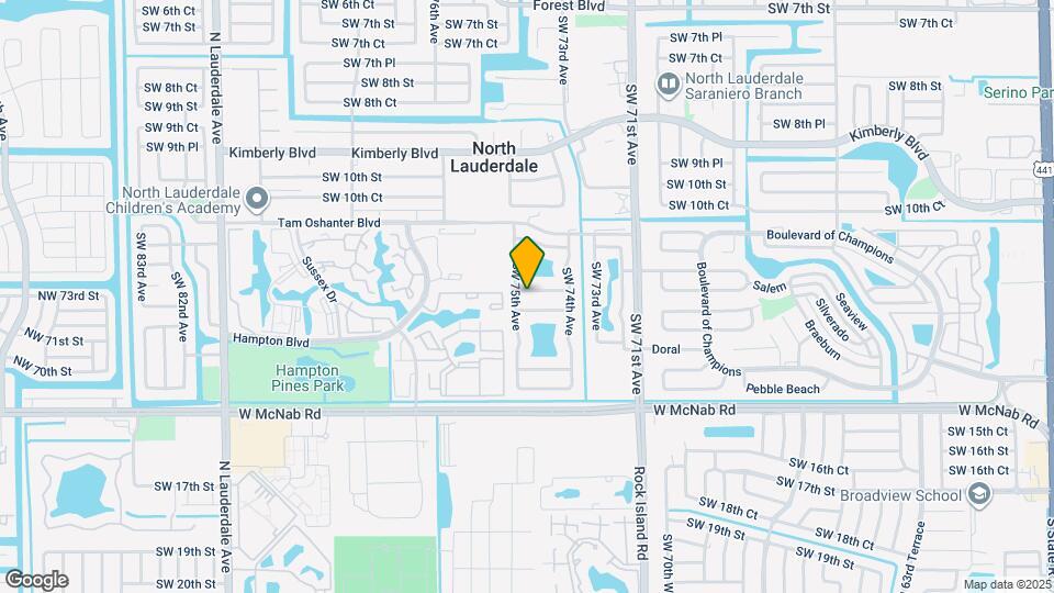 7432 SW 12th Ct Map and Location Details