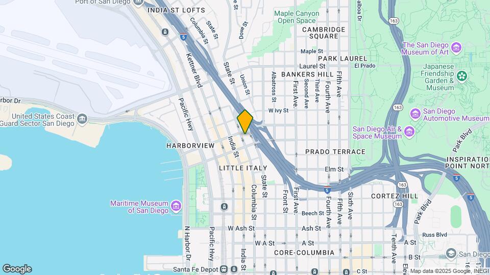 2043 Columbia St Map and Location Details