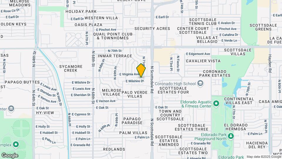 7120 E Wilshire Dr Map and Location Details